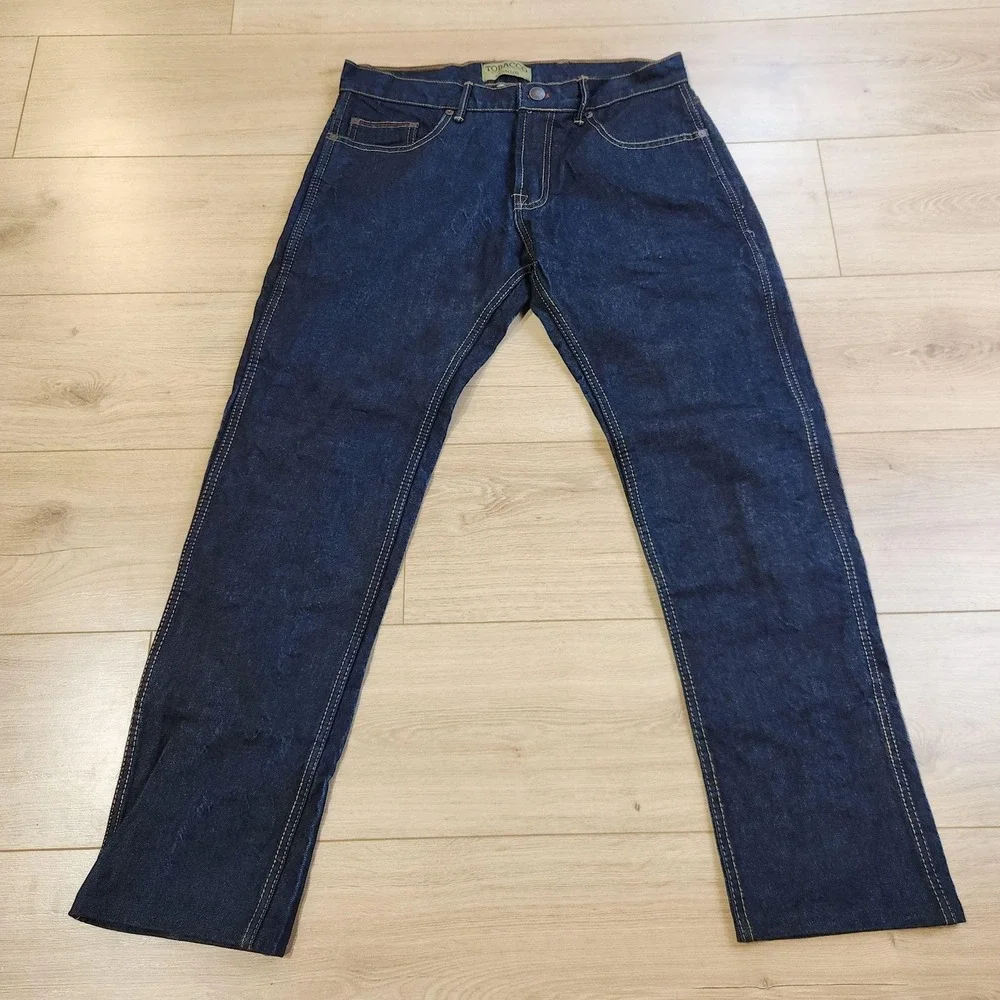 Tobacco Motorwear Caballos Jeans Mens 32x30 Blue Riding Moto Motorcycle Denim